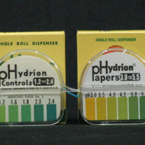 pH Paper ranges 1.2-2.4 and 3.0-5.5